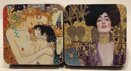 GUSTAV KLIMT - podloge za kozarec
