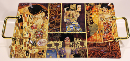 Slika GUSTAV KLIMT - steklen pladenj