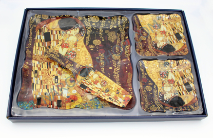 Slika GUSTAV KLIMT - krožnik z lopatko in dvema majhnima krožnikoma
