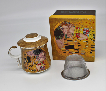 Slika GUSTAV KLIMT - skodelica čaj zlata