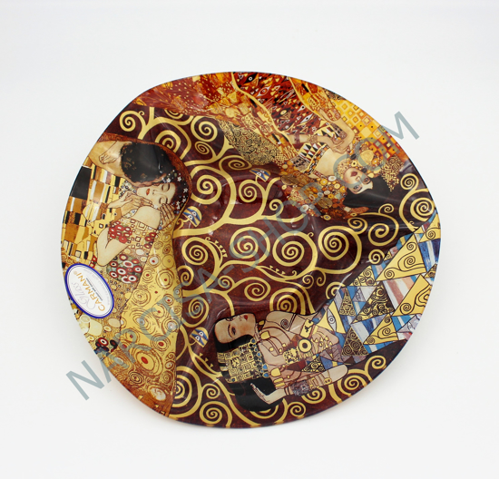 GUSTAV KLIMT - izbočen steklen krožnik