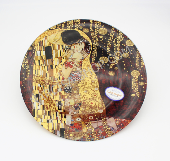 GUSTAV KLIMT - steklen krožnik