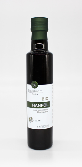 Bio konopljino olje iz oluščenih semen, 250 ml