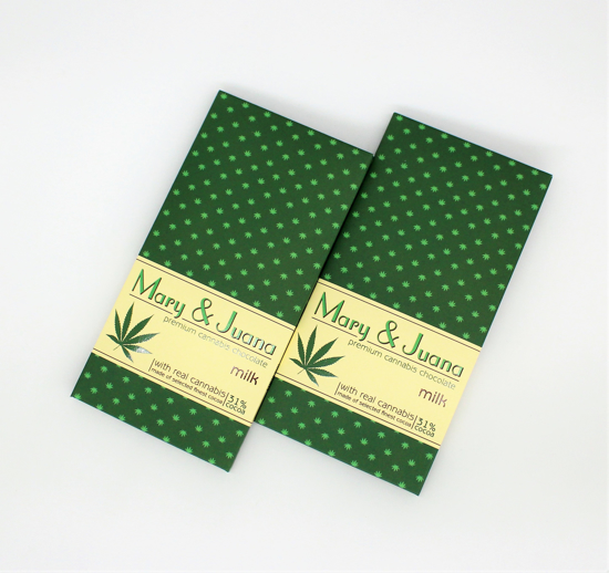 MARY & JUANA Cannabis mlečna čokolada