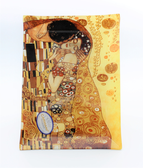 GUSTAV KLIMT - steklen krožnik