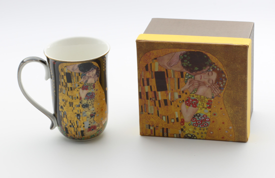 Bild von  GUSTAV KLIMT - Tasse schwarz