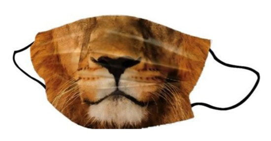 Pralna obrazna maska Lion