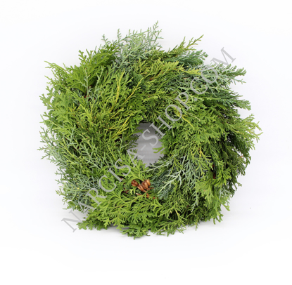 Bild von  Adventskranz mix Zypressen