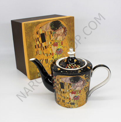 Slika GUSTAV KLIMT - čajnik črn krog