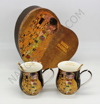 Bild von GUSTAV KLIMT - 2 Tassen und 2 TL