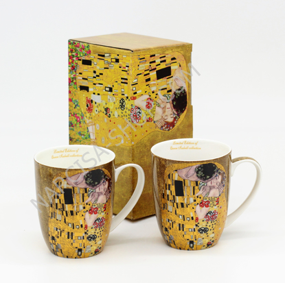 Slika GUSTAV KLIMT - 2 skodelici zlati